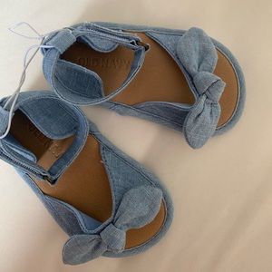 Baby denim sandals